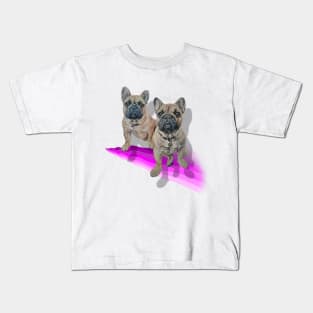 Fabulous Frenchies! Kids T-Shirt